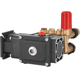 VEVOR Pressure Washer Pump, 3/4" Shaft Horizontal Triplex Plunger, 3700 PSI, 2.5 GPM, Replacement Power Washer Pumps Kit, Parts Washer Pump