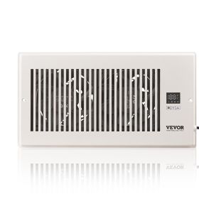 VEVOR Register Booster Fan, Quiet Vent Booster Fan Fits 6' x 12' Register Holes, with Remote Control and Thermostat Control