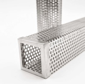 Stainless Steel Smoke Pipe Barbecue Charcoal Barbecue Plate Rack Accessories (Style: Square, size: 12 inches)